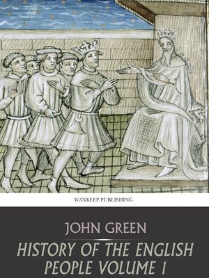 cover image of History of the English People Volume 1